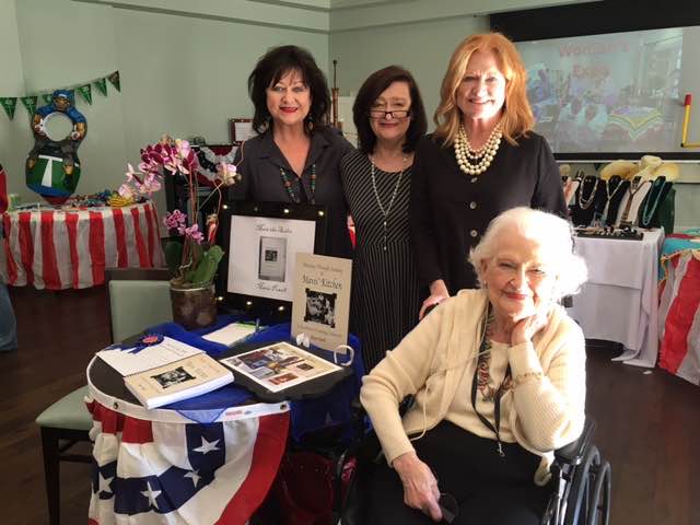 Holly, Janis, Nancy, and Mavis at her 95th birthday book signing celebration.